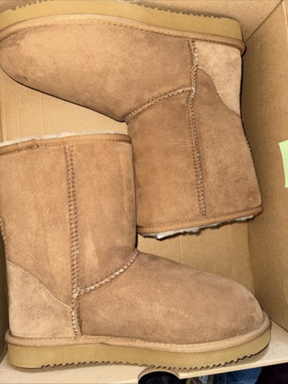 Women's Cozie Steps Classic Short Boot 100% Genuine Australian Sheepskin 9